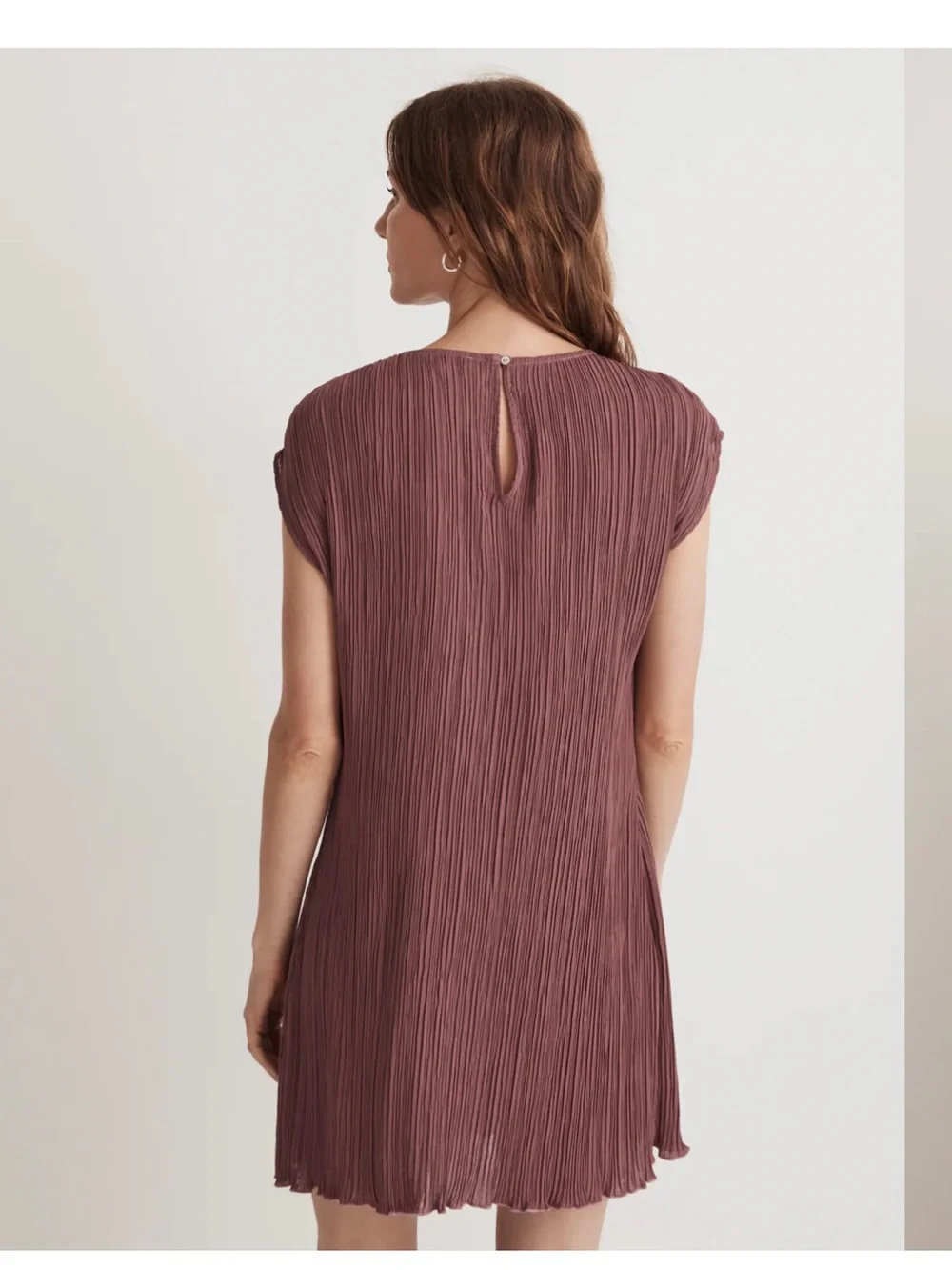 Madewell Plisse Mini Dress